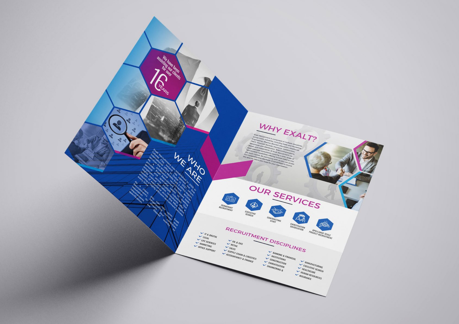 Professional Brochure Design Sample for Business in Dubai 